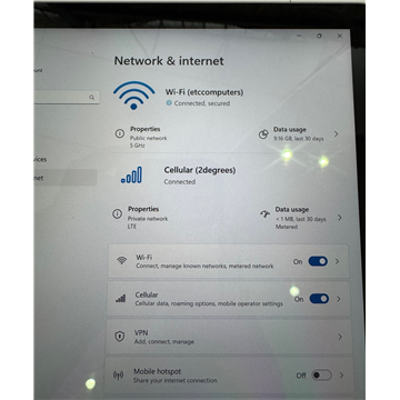 Microsoft Surface Go 2 10.5" Touch LTE m3 8G 256G 